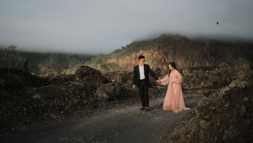 Prewedding Couple Session of Stepanus and Shella by Annora Pics at Black Lava Kintamani Bali