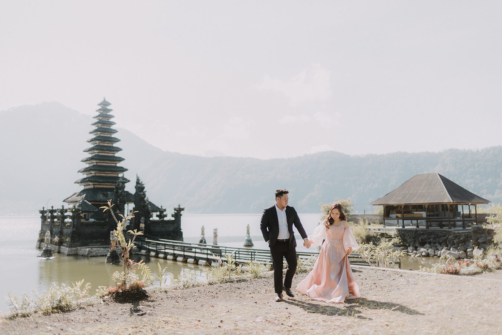 prewedding shoot at Pura Jati Batur, Bali