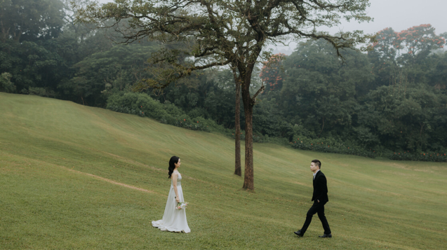 prewedding shoot at Kebun raya Bali