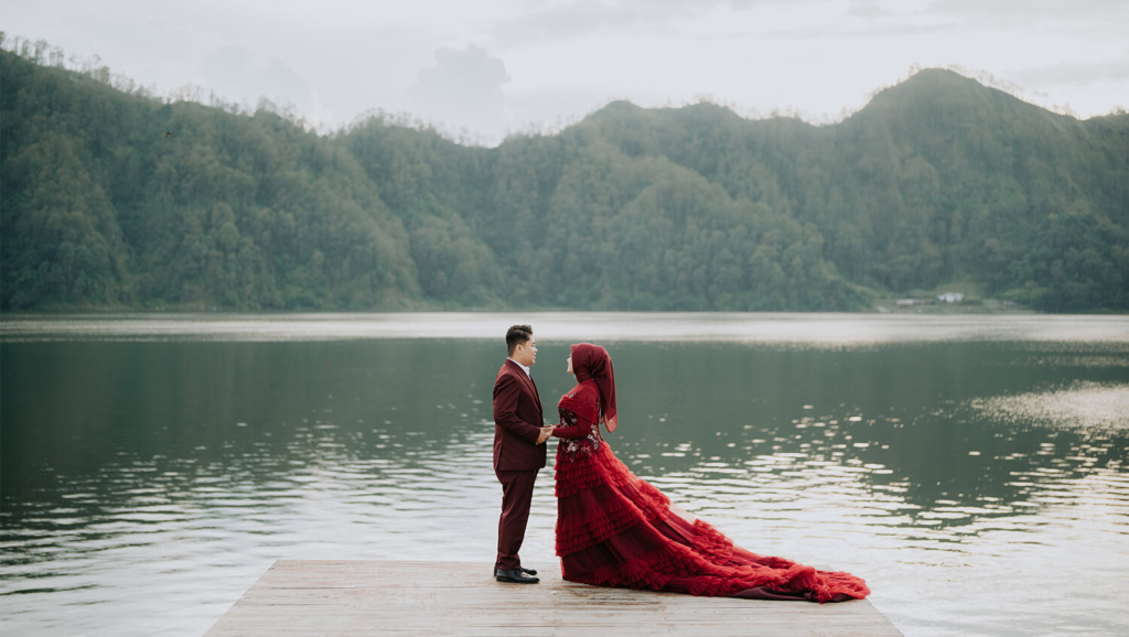 Cover Prewedding photography of Benu and Wulan in bali by Annora Pics