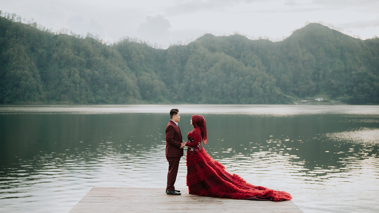 Cover Prewedding photography of Benu and Wulan in bali by Annora Pics